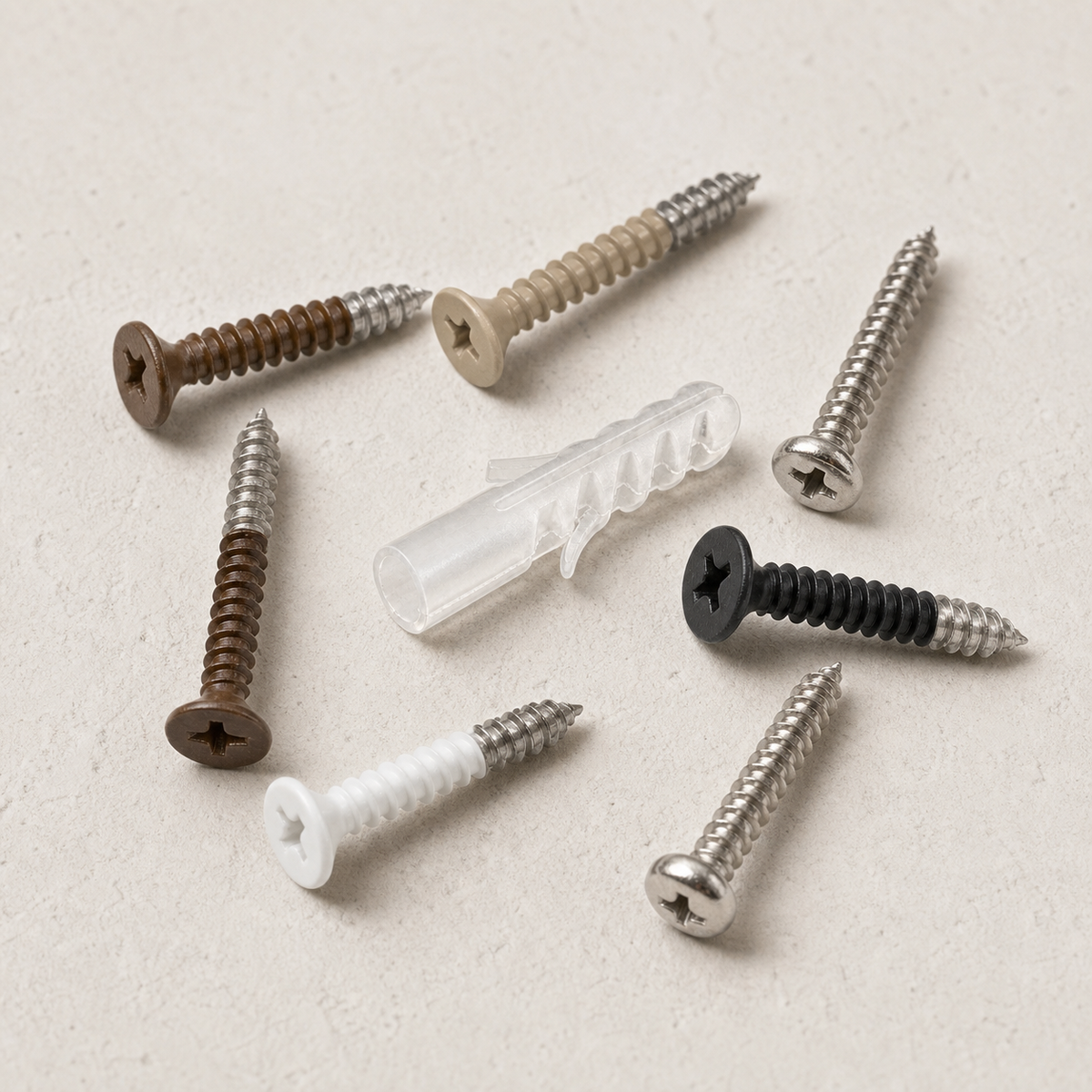 Screws / Toggles — Black
