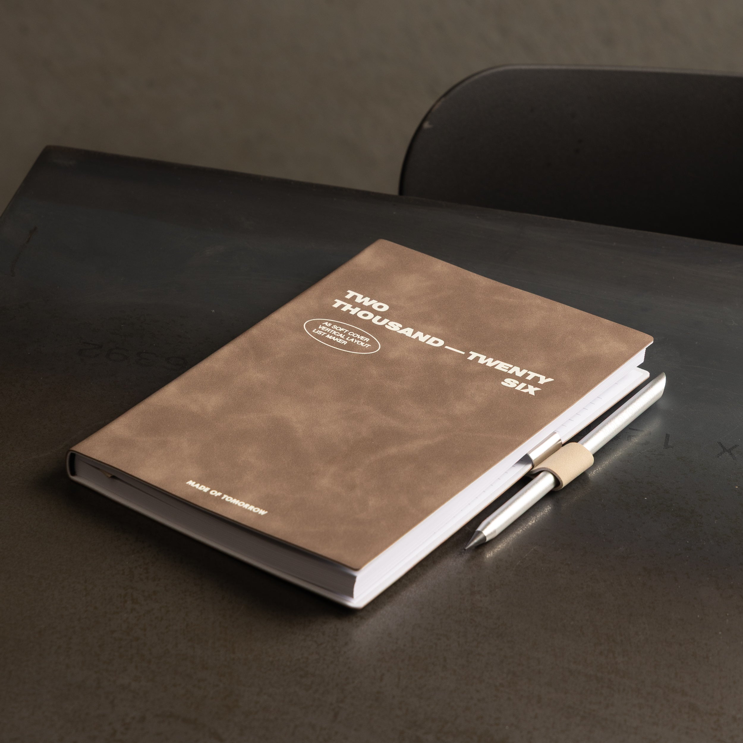 2026 A5 Vertical Weekly Diary - Faux Leather