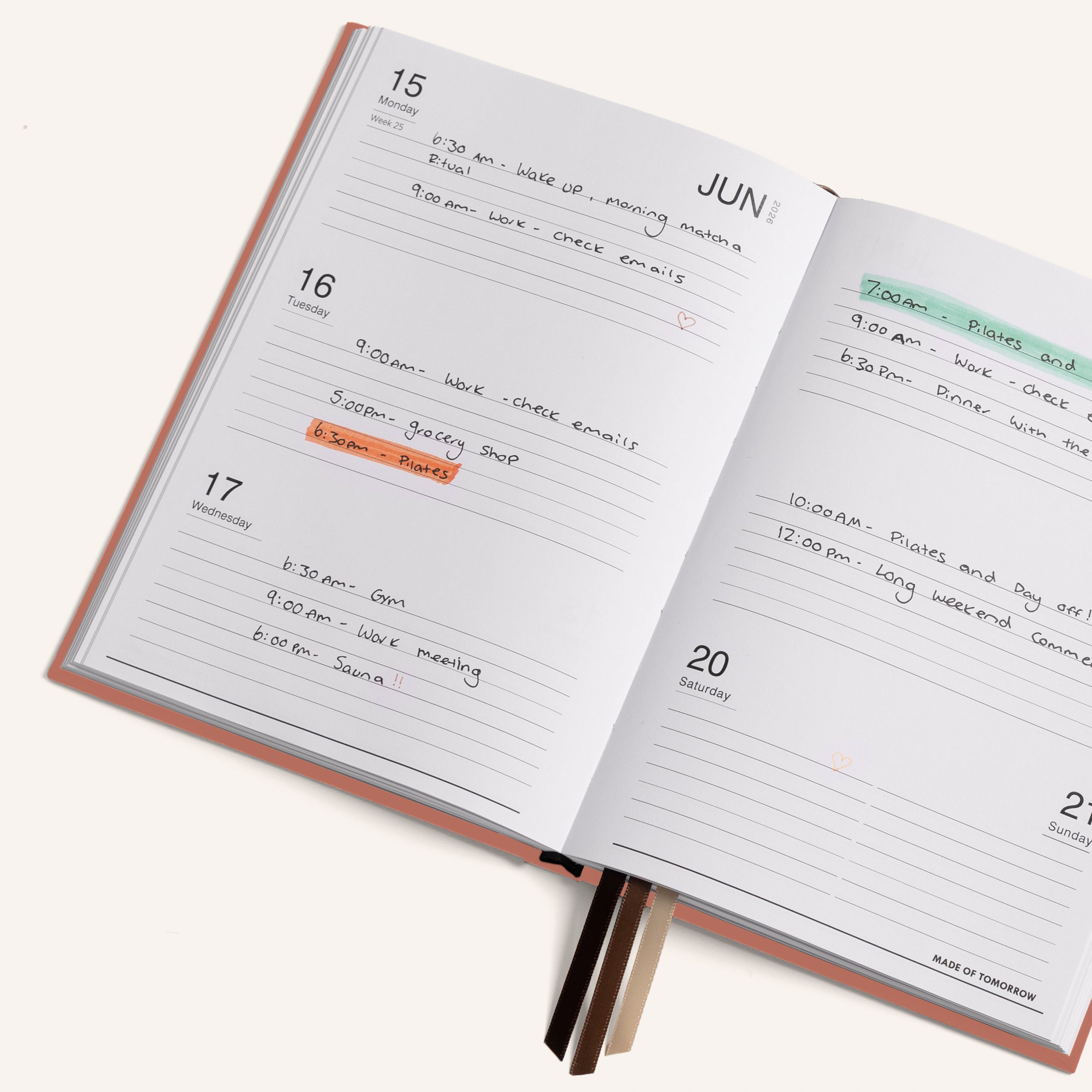 2026 A5 Weekly Diary - Classic