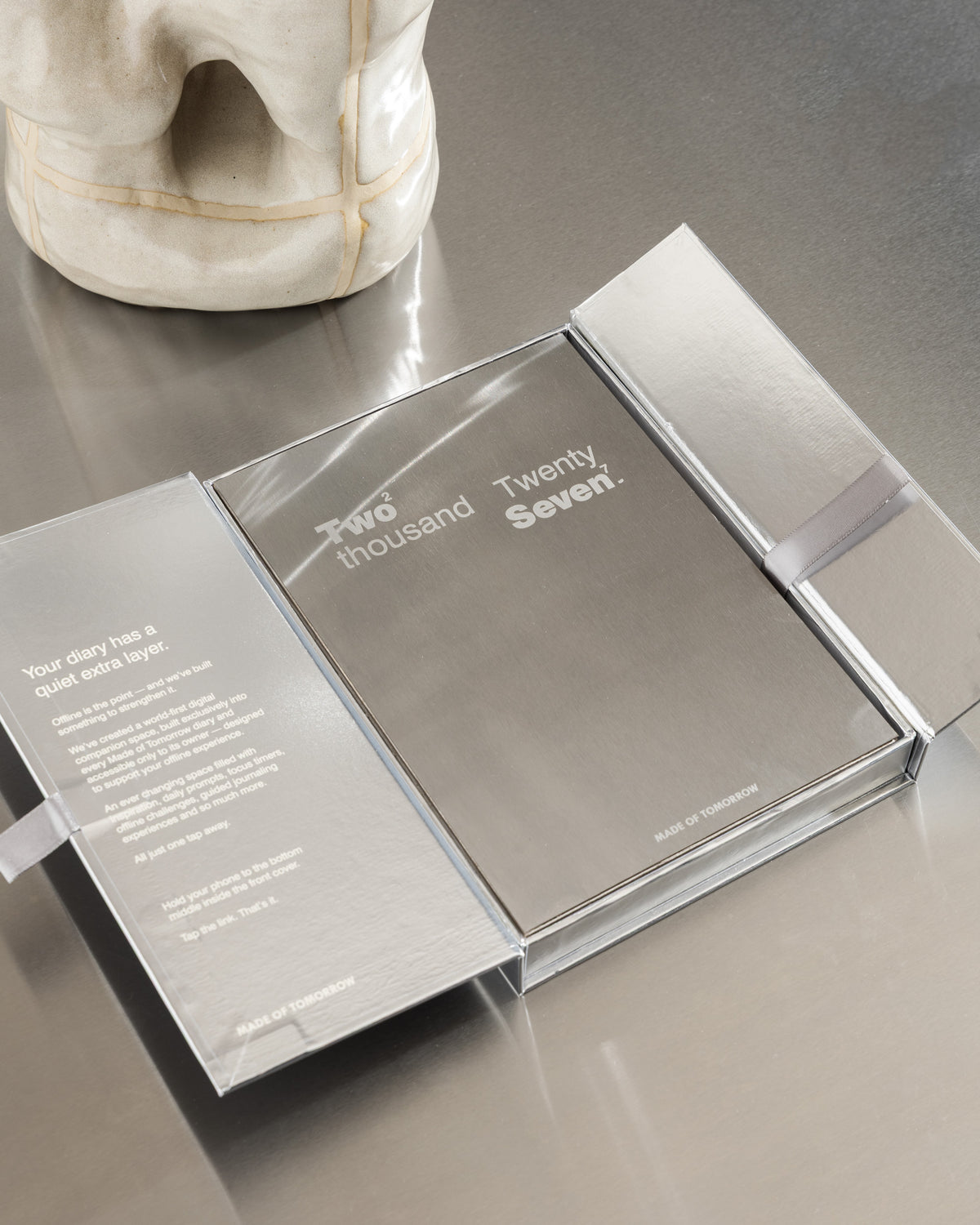 2027 A5 Weekly Diary - Metal