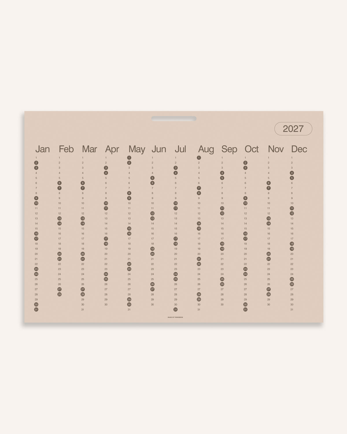 2027 Yearly Planner