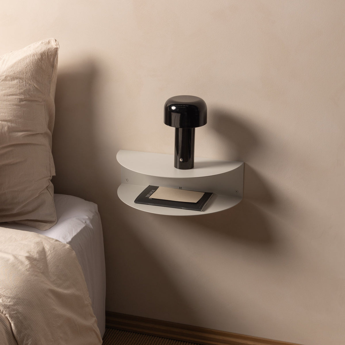 FOLD Bedside Table 400 — White