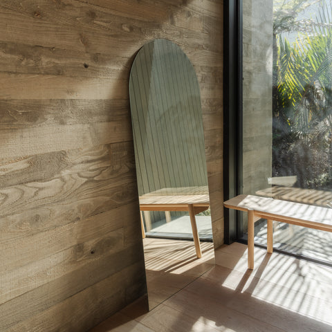 Frameless Arch Full Length Mirror