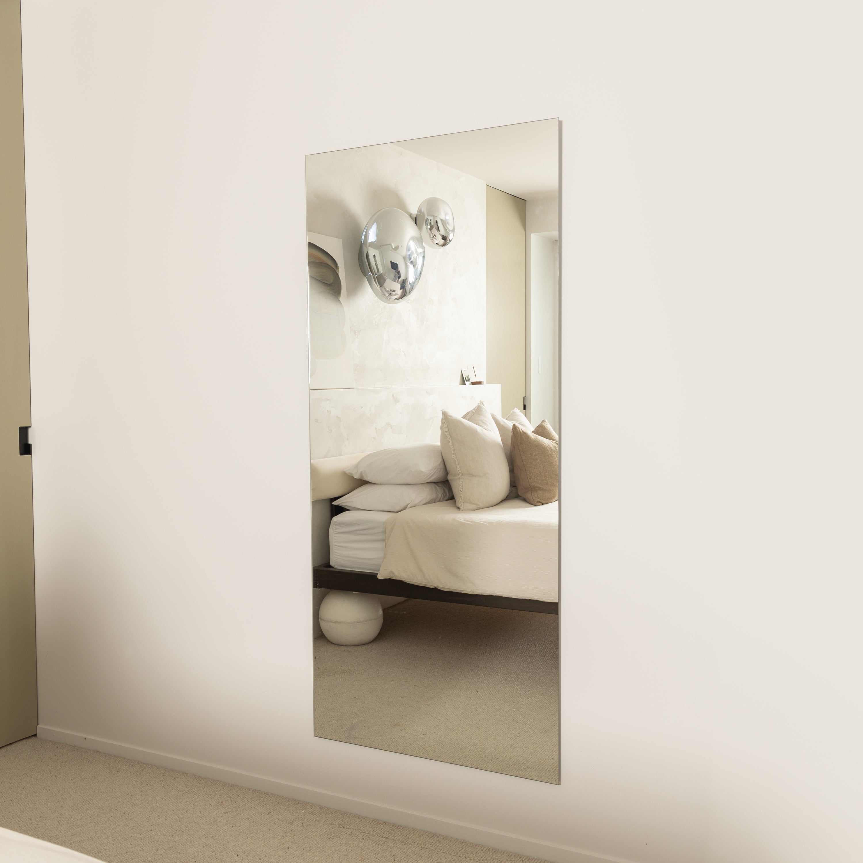 Frameless Rectangle Full Length Mirror