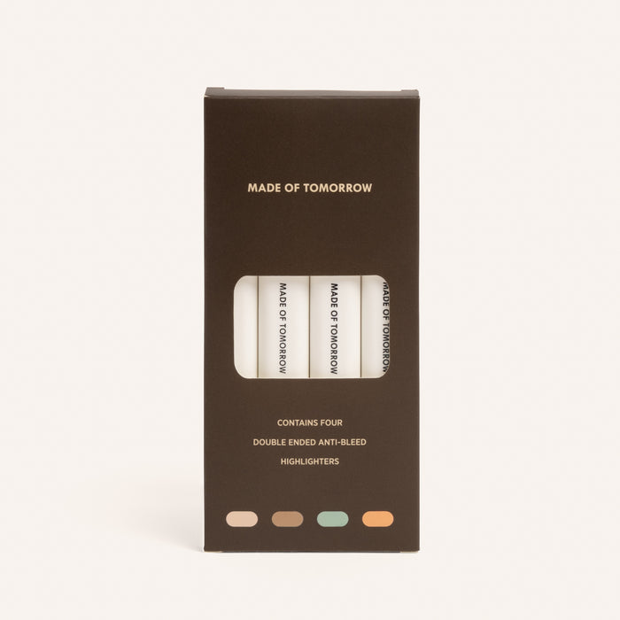 Anti-Bleed Highlighters (Set of 4)