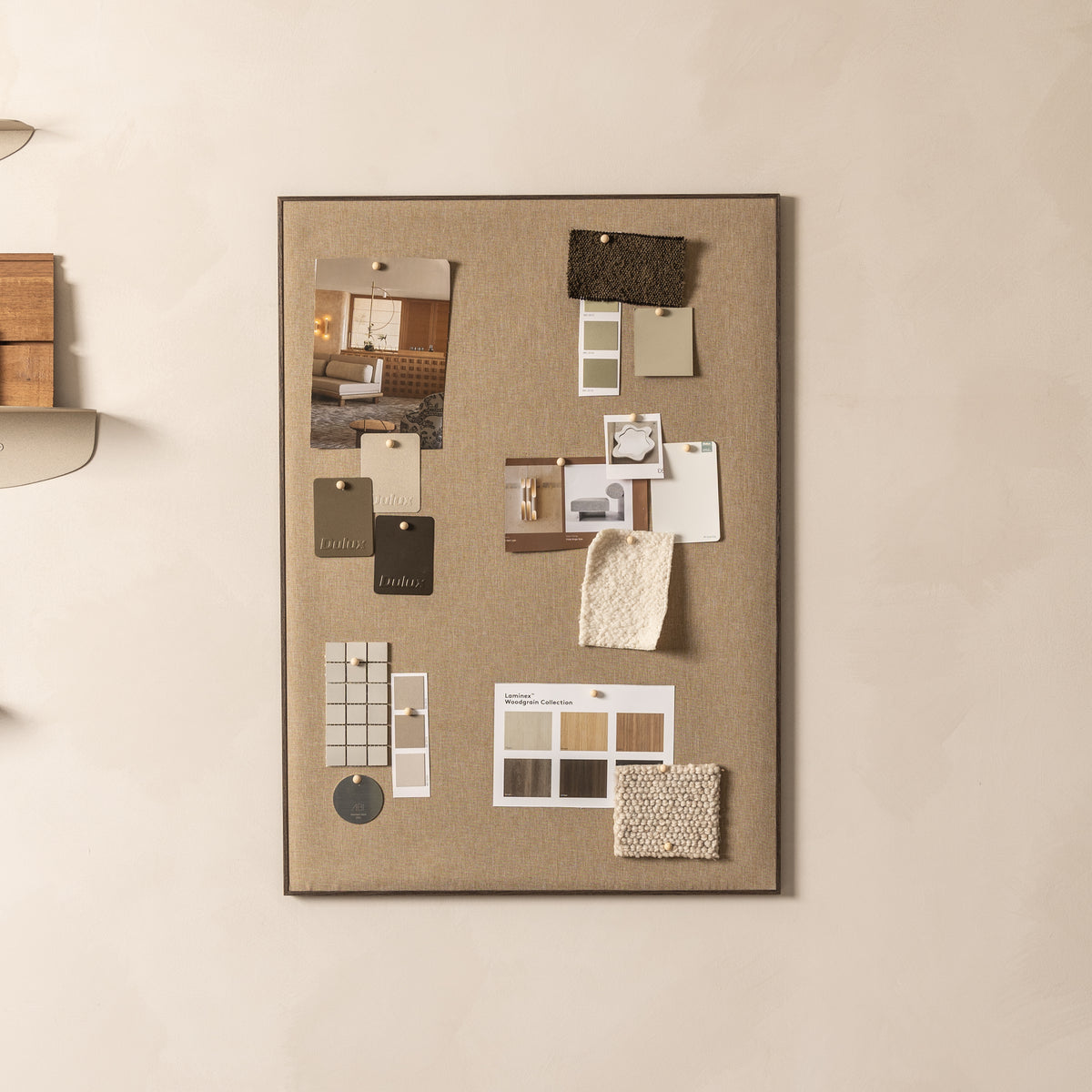 Muse Pinboard A1 — Walnut Frame