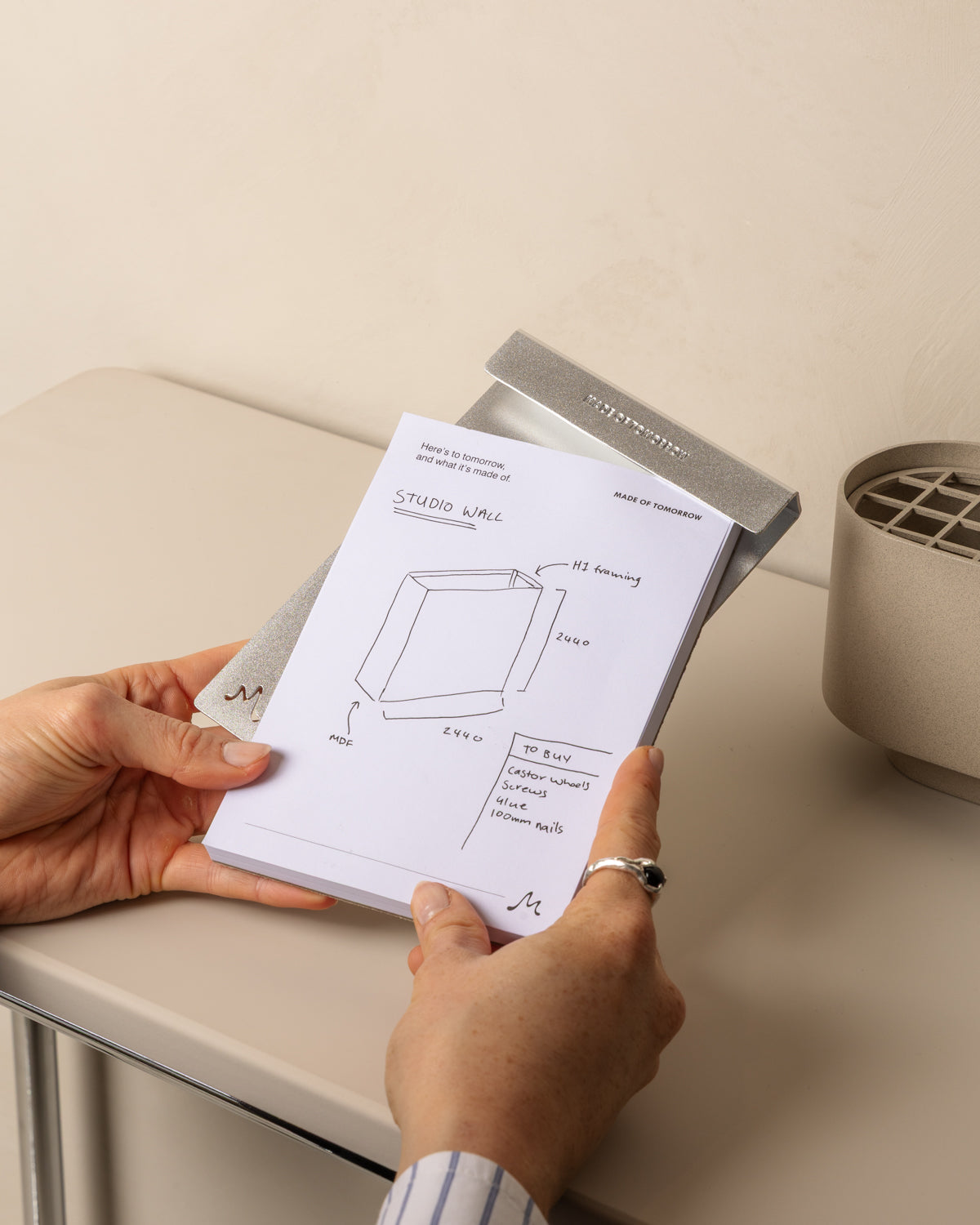 pad=blank;holder=aluminium