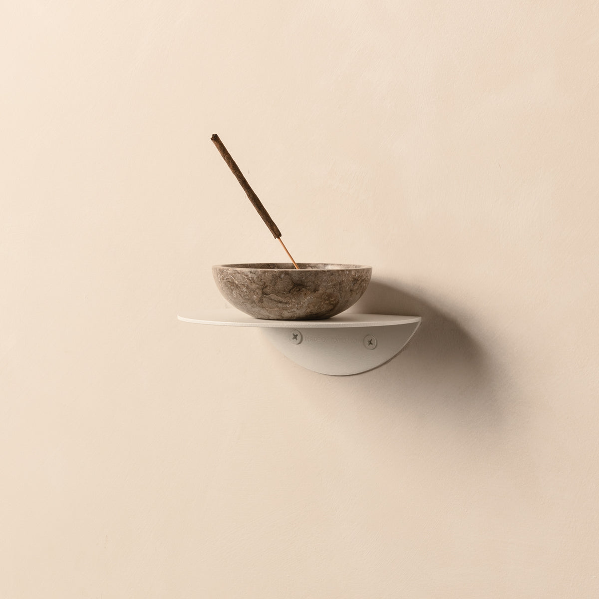 FOLD Round Shelf 150 — White