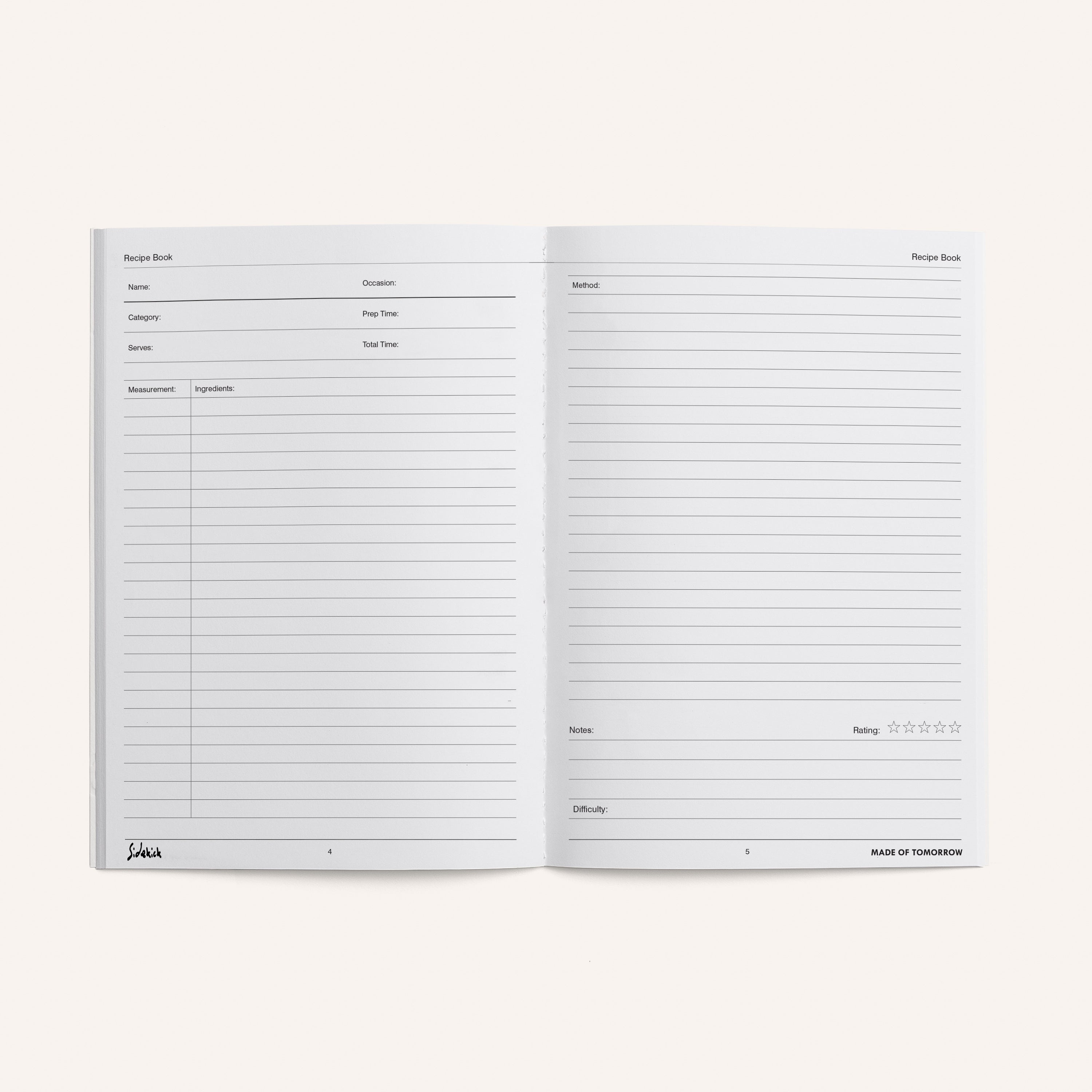 Recipe Book