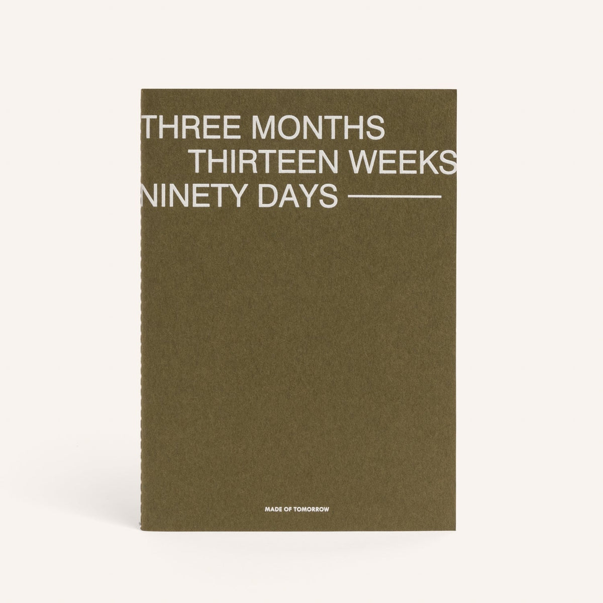 Three Monthly Planner — Khaki