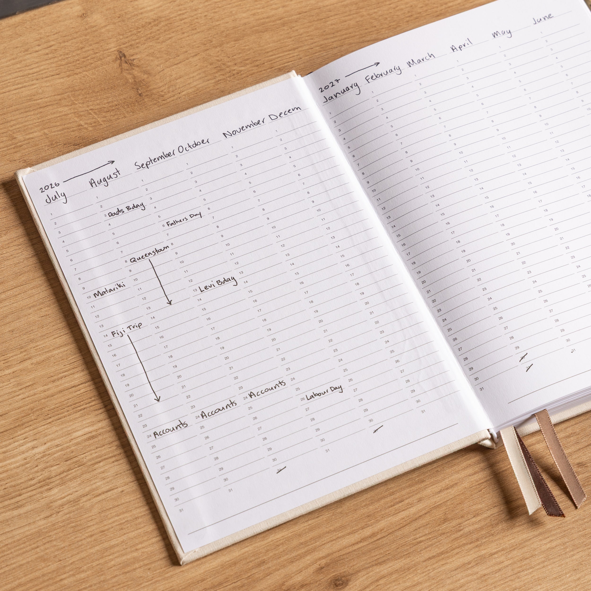 Twelve Monthly Planner - A5 Weekly