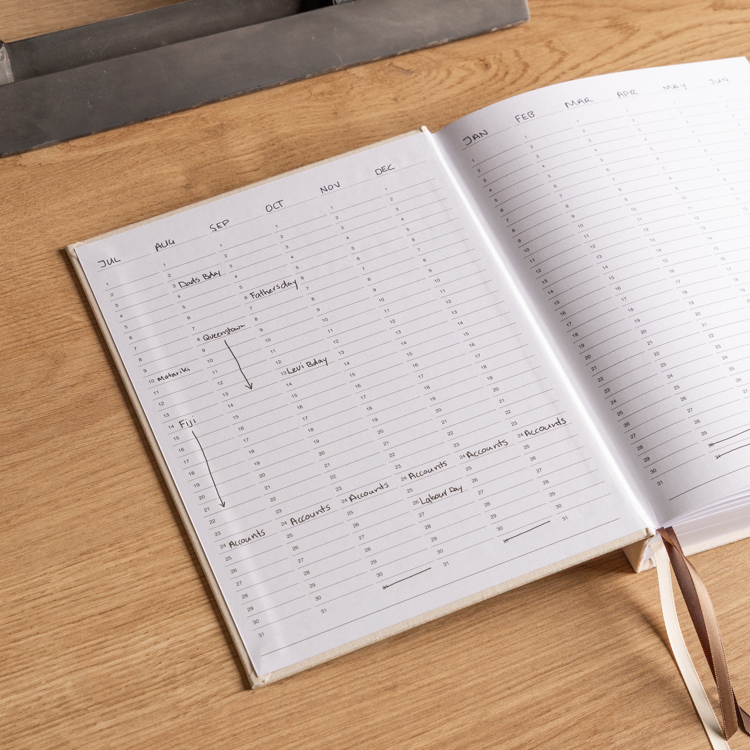 Twelve Monthly Planner - Grand Daily