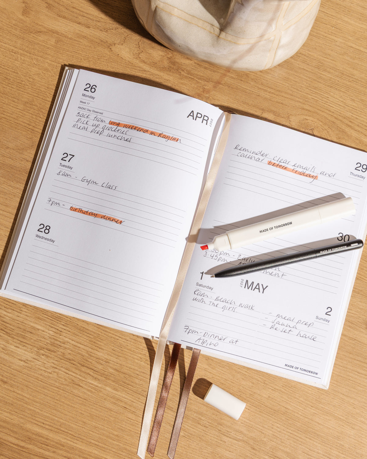 2027 A5 Weekly Diary - Classic