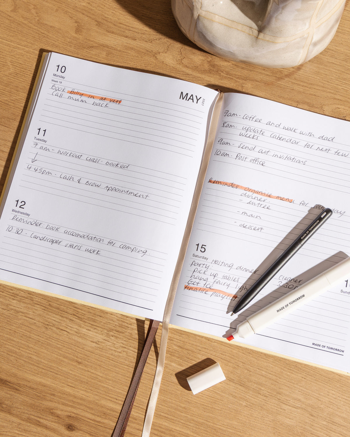 2027 Grand Weekly Diary - Classic