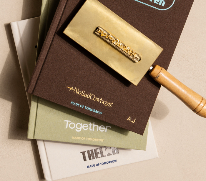 Diary and gratitude journal personalised with your logo
