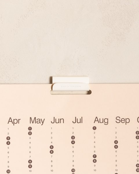 2027 Yearly Planner with white display hook